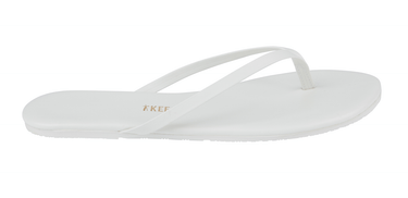 Tkees Solids Sandals in White - Estilo Boutique