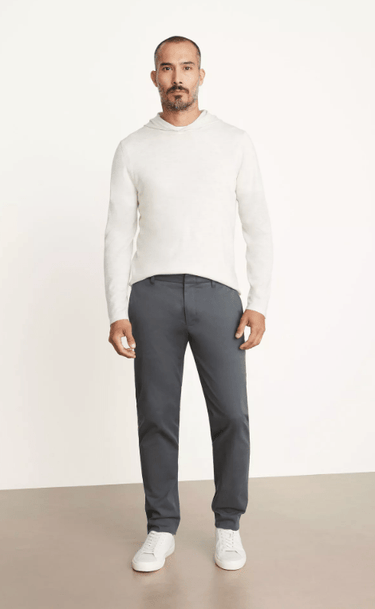 Vince Cotton Twill Griffith Chino in Slate - Estilo Boutique