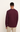 Vince Double Knit Baseball Crew Neck Pullover in Deep Wine - Estilo Boutique