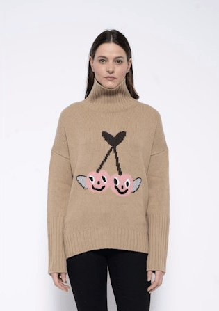 Zadig & Voltaire Alma We Cerise in Nut - Estilo Boutique Zadig & Voltaire Alma We Cerise in Nut - Estilo Boutique