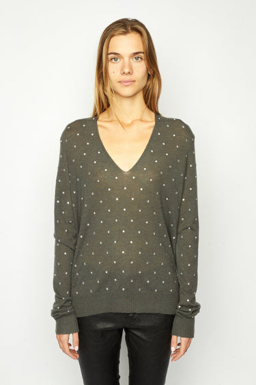 Zadig & Voltaire Elya Sweater in Ardoise - Estilo Boutique