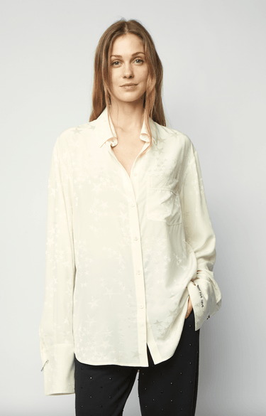Zadig & Voltaire Morning Jacket Stars in Craie - Estilo Boutique