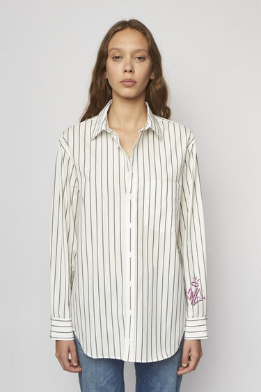 Zadig & Voltaire Taskiz Shirt in Blanc - Estilo Boutique