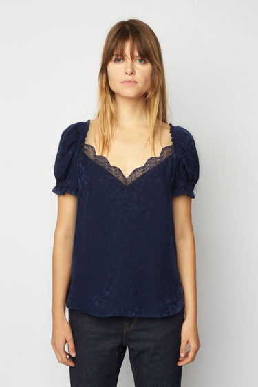 Zadig & Voltaire Tasty Jac Leo in Encre - Estilo Boutique