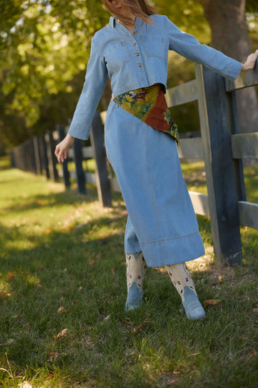 Olivia by Livro Asbury Skirt in Denim