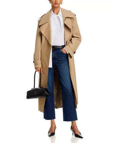 Frame Le Sleek Straight in Showdown Raw Fray