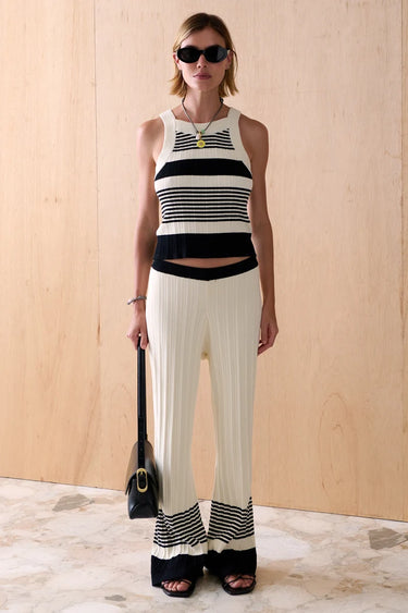 Sancia The Luma Knit Tank in Noir