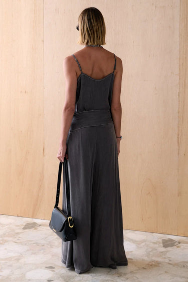 Sancia The Luna Cupro Pants in Slate