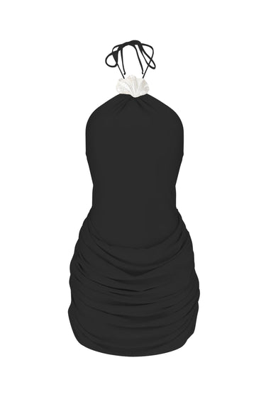 Shani Shemer Julian Mini Dress in Black
