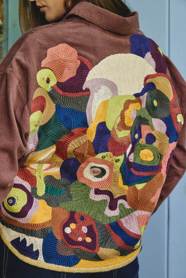 Love the Label Miracle Garden Top in Brunette Multi