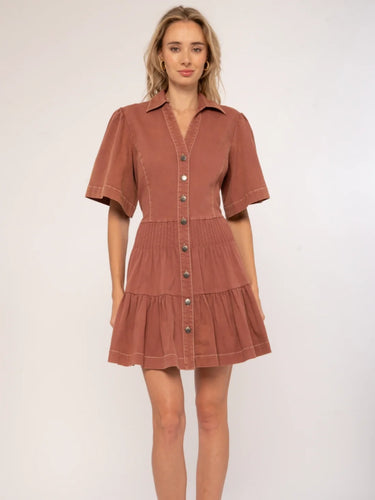 Love the Label Liane Dress in Copper