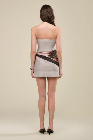 AMUR Ashtin Printed Wrap Mini Dress in Gaudi's Garden