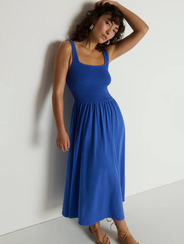 Nation Adeline Midi Dress in Lapis