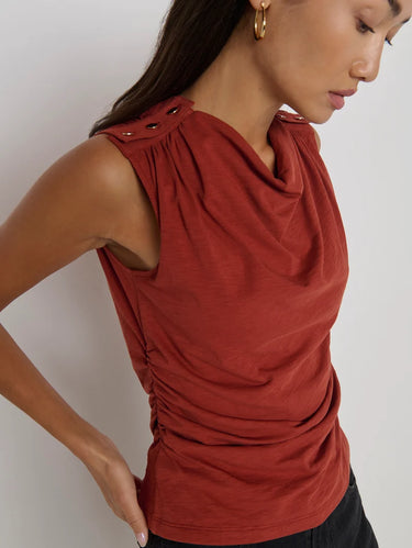 Nation Alexia Top in Chestnut