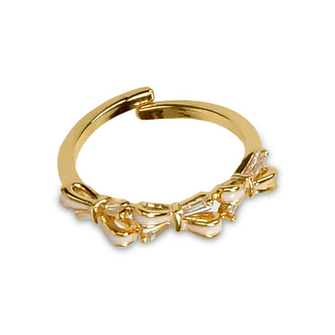 Iscream Beautiful Bows Ring Necklace Set