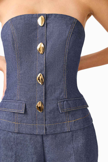 Curaae Vana Denim Jumpsuit in Blue
