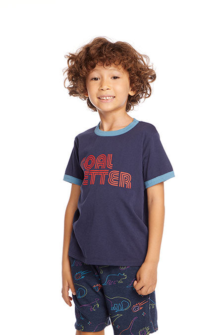 Chaser Kids Goal Getter Shirt in Avalon