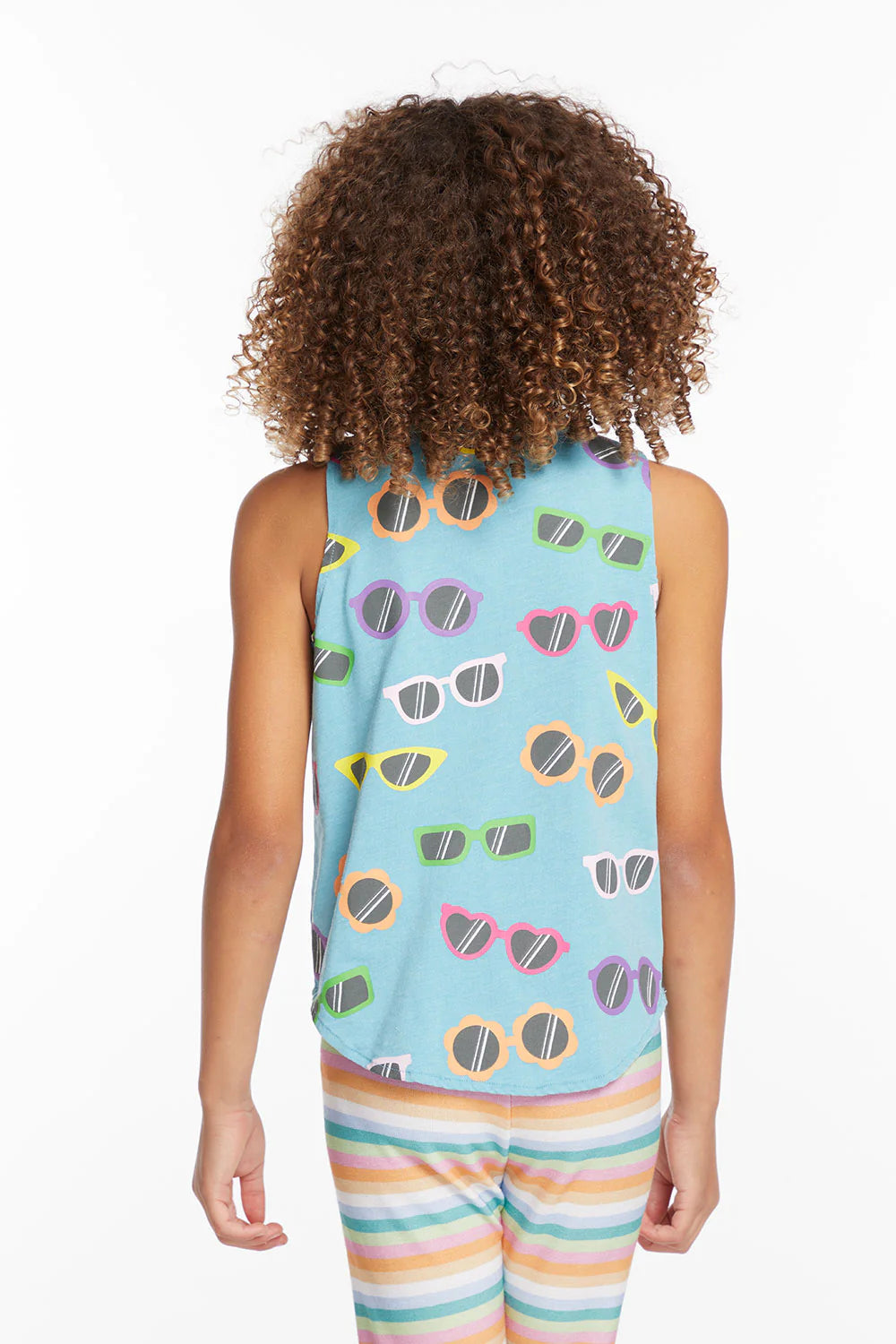 Chaser Kids Crazy Sunglasses Tank in Wind