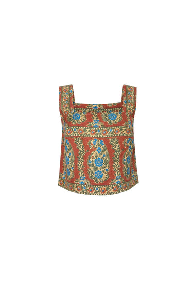 Hunter Bell Corby Top in Amber Glen Brown