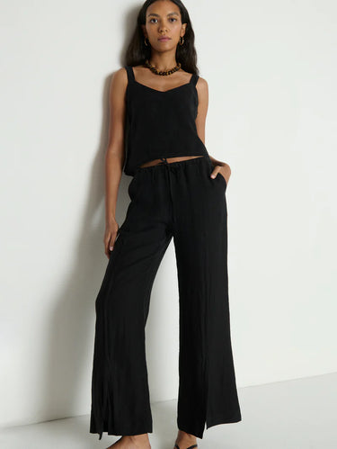 Nation Elwood Pant in Jet Black