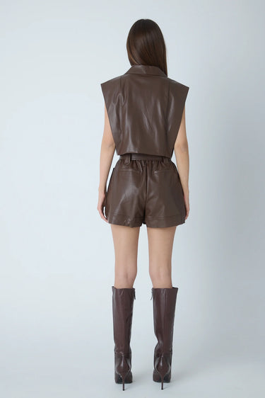 JS71 Addison Vest in Mocha