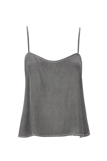 Sancia The Rylen Cupro Top in Slate