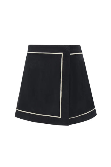 Sancia The Opal Cupro Skirt in Shadow