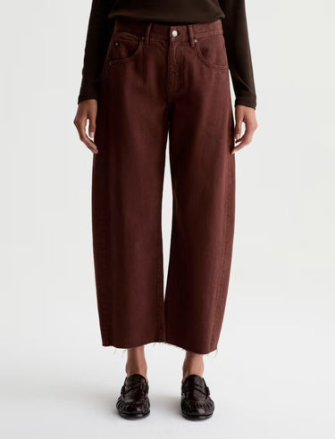AG Hattie Crop Jean in Chestnut