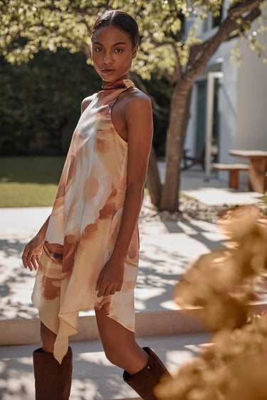 Misa Leka Dress in Desert Rose