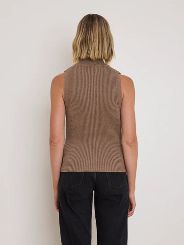 Nation Ira Sweater Vest in Biscotti