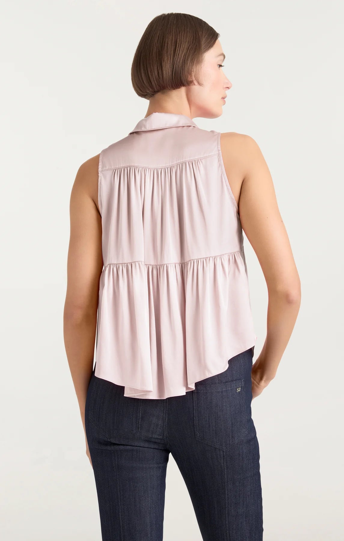 Cinq A Sept Theodora Top in Icy Pink
