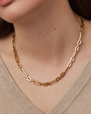 Jenny Bird Mercer Chain Necklace in Gold