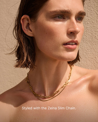 Jenny Bird Mercer Chain Necklace in Gold