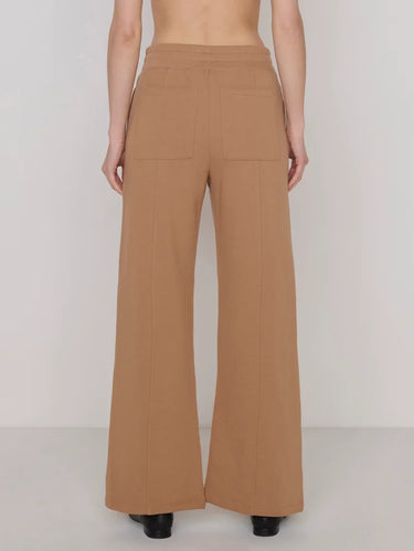 Nation Lincoln Front Silk Knit Pant in Palo Santo