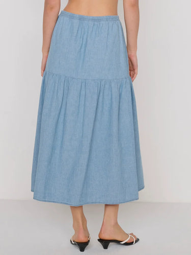 Nation Liza Skirt in Chambray