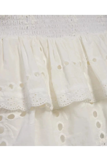 Katie J NYC Melina Tween Dress on White Eyelet