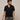 James Perse Slub Jersey Short Sleeve Henley in Black