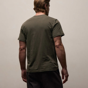 James Perse Short Sleeve Crew Neck in Platoon Pigment