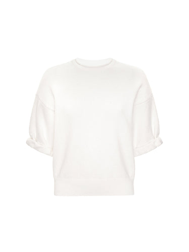 Brochu Walker Olive Sweatshirt in Salt White