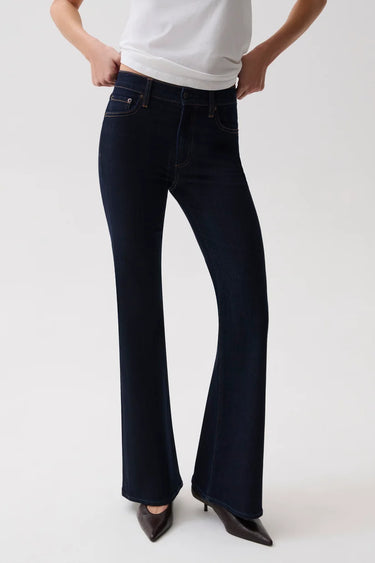 Pistola Kinsley Mid Rise Ultra Flare in Night Flight