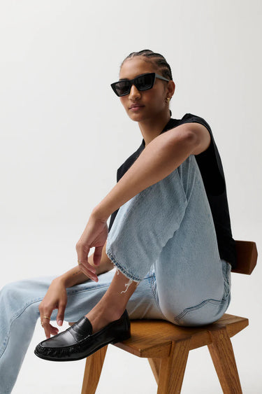 Pistola Lexi Mid Rise Bowed Straight in Dolce Vita Vintage