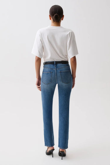 Pistola Aleks Mid Rise Straight Leg in Sea Salt