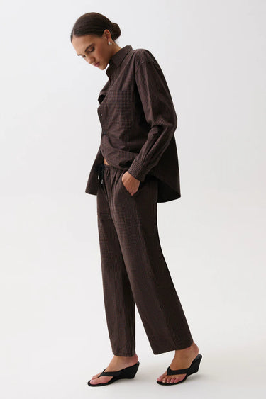 Pistola Theo Drawstring Pant in Hot Toddy