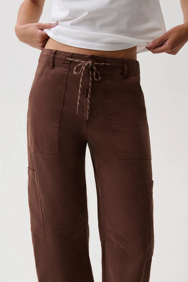 Pistola Sabrina Curved Utility Pants in Lindt