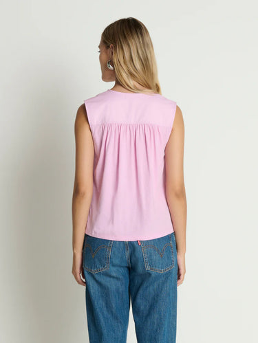 Nation Selma V Neck Tank in Lilac