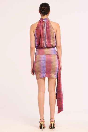 Misa Kian Top in Moire Stripe