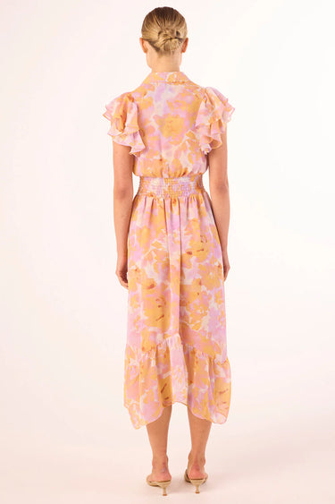 Misa Florencia Dress in Watercolor Flora