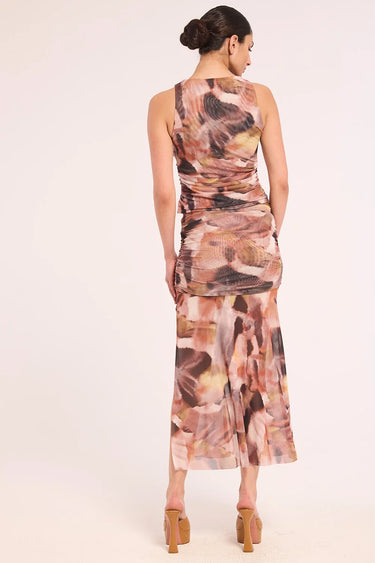 Misa Misty Top in Abstract Blur