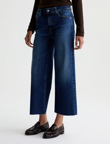 AG Saige Wide Leg Crop Jean in Hard Bop