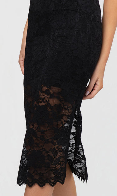 Generation Love Kiera Lace Skirt in Black